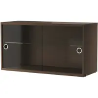String Vitriinikaappi 30x78 Cm Tumman Tamminen - Kaapit ja vitriinit Dark Oak - VS7830-07-1
