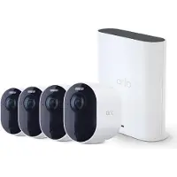 Arlo Ultra 3 4K valvontakamera (4 pakkaus, valk.)