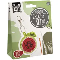 Creative Craft Group Crochet Kit Keyring Watermelon - incl. Needle and Thread