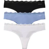 Calvin Klein Thong 3Pk - Multi/patterned - XL