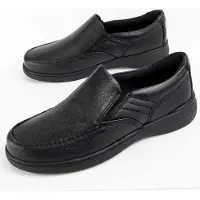 Purapiel (Musta, 44) Miesten Nahkaiset Loaferit. Confore12 102725