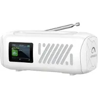 Amadeus Viola Bluetooth-kaiutin radiolla, valkoinen