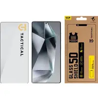 Tactical Samsung Galaxy S26 Ultra Glass Shield 5D Panssarilasi - musta reuna