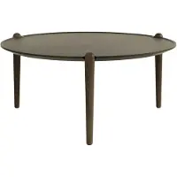 Design House Stockholm Aria Pöytä Ø90 Cm H42 Cm Tumman Tamminen - Pöytäryhmät Umpitammi Dark Oak - 2838-7800