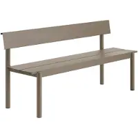 Muuto Teräspenkki 170cm Linear Steel Taupe
