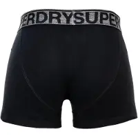 Superdry Bokserishortsit tummanharmaa / musta