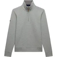 Superdry for man. M2014535A Essential Half Zip Sweatshirt grey (S), Casual, Cotton