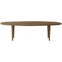 Brdr. Krüger Jari Sohvapöytä Soikio 130 Cm Savunen - Sohvapöydät Tammi Fumed Oak - JAJ5-OFU