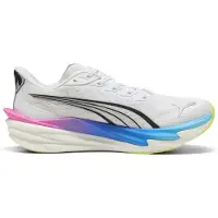 Puma Deviate NITRO 4 Shoes White Blue SS26, Size 42 - EUR