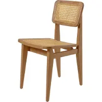 Gubi C-chair Outdoor tuoli All french cane-natural teak