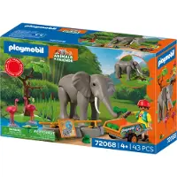 Playmobil Elefant Med Dyrepasser - Multi/patterned - ONE SIZE