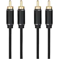 Dacota Platinum RCA stereokaapeli uros-uros 5M, musta