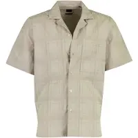BOSS for man. 50559322 Rayer beige shirt (XXL), Casual, Cotton, Short sleeve