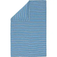 Marimekko Tasaraita pussilakana 150x210 cm Off white-sininen