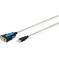 Digitus DA-70170, Läpinäkyvä, 1,8 m, USB A-tyyppi, RS-232, Uros, Uros