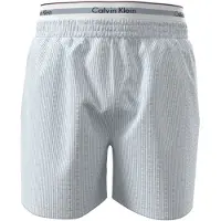 Calvin Klein Seersucker Sleep Short - Blue - S