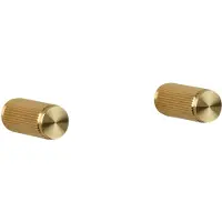 Buster + Punch Linear Nupit 2-pakkaus - Nupit ja ovenkahvat Messinki - UFK-053988