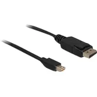 DeLOCK – Cable Mini Displayport 1.2 male to Displayport male, black (82698)