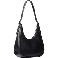Calvin Klein Olkalaukku 'Contrast Monogram Hobo' musta / valkoinen