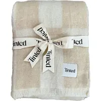 Tinted Hallin Huopa 130x170 Cm / Luonnonvalkoinen - Huovat & Peitteet Mohair Beige - 100212_16ONESIZE