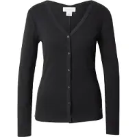Calvin Klein Jeans Ls Heritage Label Button Ft Top - Black - S