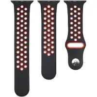 Triacle Sport ranneke Apple Watch 38/40/41 mm, musta/punainen