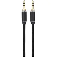 Dacota Platinum Mini jack kaapeli uros-uros 0,5M, musta
