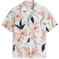 Tommy Hilfiger Mw0mw43310 Linen Lyhythihainen Paita