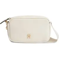 Tommy Hilfiger Olkalaukku 'Logo Tape Camera' beige
