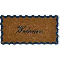 Lexington Welcome Coir Fibre Door Mat - Brown - ONE SIZE