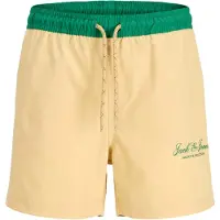 Jack & jones Junior Uimashortsit 'Maui Archive' keltainen / vihreä