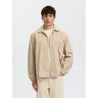 Selected Slhrlxmaxx Poplin Light Overshirt - White - S