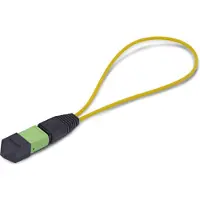 StarTech.com LOOPBACKMTP12OS2SMF, Kuitukaapelitesteri, MPO/MTP, Loopback-testaus, Musta, Vihreä, Keltainen, Akryylinitriilibutadieenistyreeni (ABS), Yksittäistila