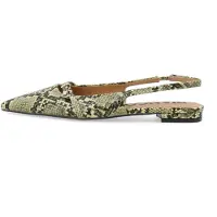 Bianco Biabari Pointy Flat Slingback Faux Leather - Multi/patterned - 40