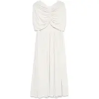 Vero Moda Vmrosetta Cape Detail Maxi Dress Jrs Exp - Cream - L