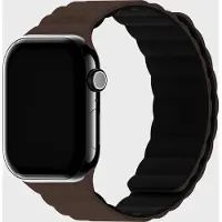 Holdit Watch Band Silicone Magnet Chocolate/Black 38/40/41/42 mm
