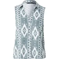 Vero Moda Pusero 'VMMYMILO' pastellinvihreä / valkoinen