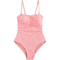 Next Muotoileva uimapuku neonpinkki