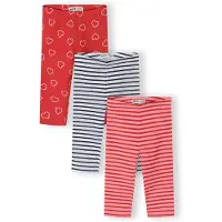 MINOTI Leggingsit roosa / punainen / musta / valkoinen