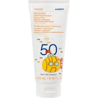 Korres Yoghurt Komfort -aurinkosuojavoide lapsille SPF 50 Aurinkoemulsio 200 ml