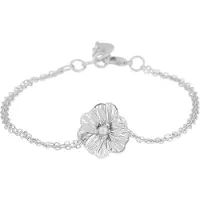 Sno of sweden Flora hopeoitu rannekoru 18 cm 1400-3100256