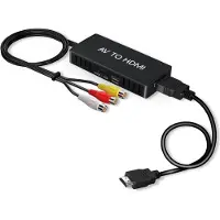 Hobby Hall Muunnin AV-HDMI, RCA-sovitin, 1080p