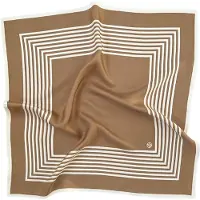 Lescarf Striped-silkkihuivi
