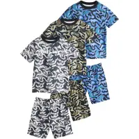 Next Yöpuku indigonsininen / vaaleanharmaa / khaki / musta
