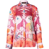 Miss Goodlife Pusero 'Tiger Heart' beige / oranssi / vaaleanpunainen / valkoinen