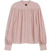 BOSS for woman. 50564732 Bethena pink blouse (38), Casual, Viscose, Long sleeve