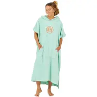 After Essentials Poncho Logo Mint One Size