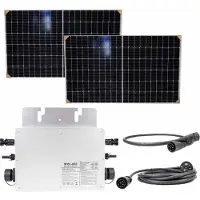Pni Green House M600 Aurinkosähköpaketti Mikroinvertterillä Ja 2 Aurinkopaneelilla 375w