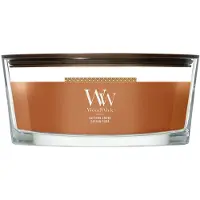 Woodwick Saffron Smoke tuoksukynttilä sisältää puusydämen 453.6 g
