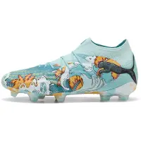 Puma Future 9 Ultimate Fg Los Angeles City Edition - Turkoosi/sininen/aurinkovirta - Nurmi (Fg), koko 41